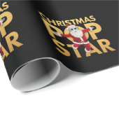 Christmas Pop Star Schattigee & kleurrijke vakanti Cadeaupapier (Rol Hoek)