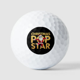 Christmas Pop Star Schattigee & kleurrijke vakanti Golfballen