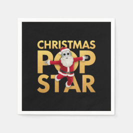 Christmas Pop Star Schattigee & kleurrijke vakanti Servet