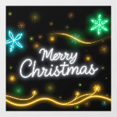 Christmas Popular Neon Holiday Collectie Raamsticker (Vel)