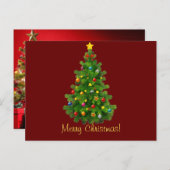 Christmas Post Card, Size: Standard Postcard Briefkaart (Voorkant / Achterkant)