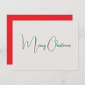 Christmas Postcard Briefkaart (Voorkant / Achterkant)