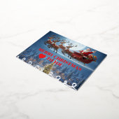 Christmas Postcard Folie Feestdagen Briefkaart (Gedraaid)