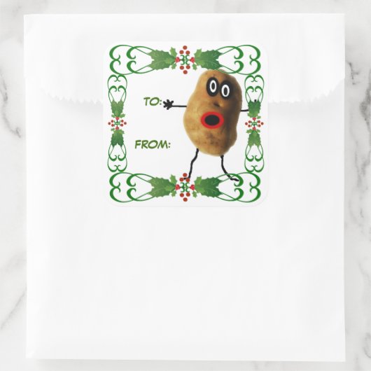 Christmas Potato Gift Label (Tas)