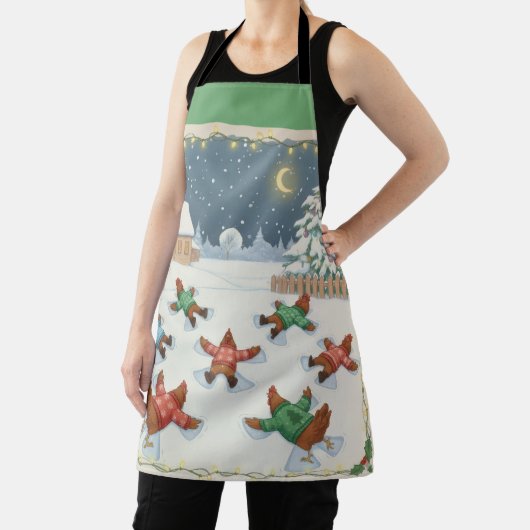 Christmas Poultry in Motion, Apron Schort (Insitu)
