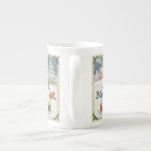 Christmas Poultry in Motion, Coffee Mug Porselein Kop (Achterkant)