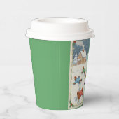 Christmas Poultry in Motion, Paper Cups Papieren Bekers (Rechts)