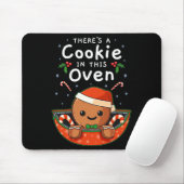 Christmas Pregnancy Gingerbread Man Baby Cookie In Muismat (Met muis)