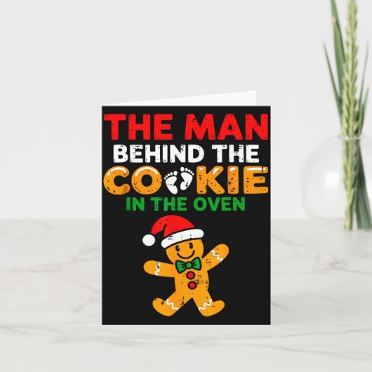 Christmas Pregnancy The Man Behind The Cookie In T Kaart (Voorkant)