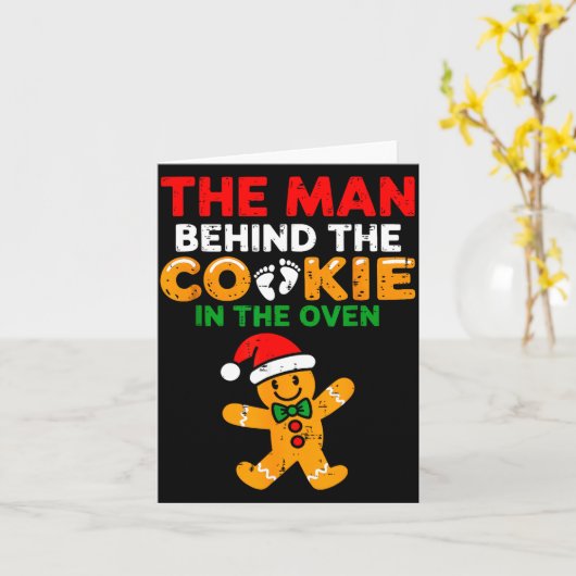 Christmas Pregnancy The Man Behind The Cookie In T Kaart (Gele Bloem)
