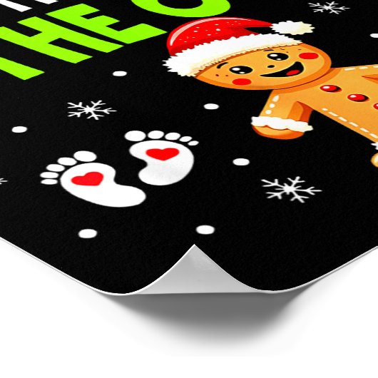 Christmas Pregnancy The Man Behind The Cookie In T Poster (Hoek)