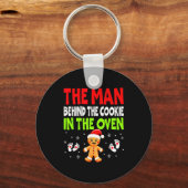 Christmas Pregnancy The Man Behind The Cookie In T Sleutelhanger (Voorkant)