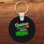 Christmas Present From My Mama Digital Art Sleutelhanger (Voorkant)