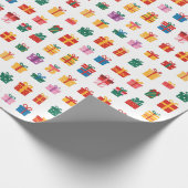 Christmas Presents And Gifts Colourful Packaging Cadeaupapier (Hoek)