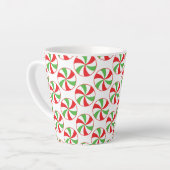 Christmas Print Coffee Mug  Candy Cane Cup Latte Mok (Linkerhoek)