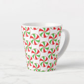Christmas Print Coffee Mug  Candy Cane Cup Latte Mok (Rechterhoek)