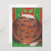 Christmas Pud briefkaart (Voorkant / Achterkant)
