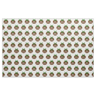 Christmas Pudding Custom Craft Fabric Stof