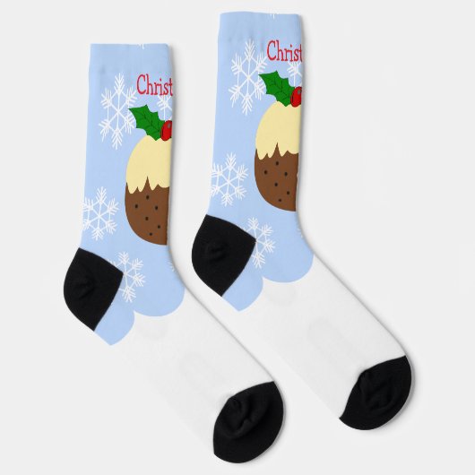 Christmas Pudding Design Christmas Sokken (Rechts)