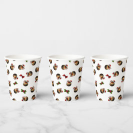 Christmas Pudding Paper Cup Papieren Bekers