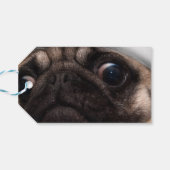 Christmas Pug Cadeaulabel (Achterkant Horizontaal)