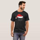 Christmas Pug Dog In Your Pocket T-shirt (Voorkant volledig)