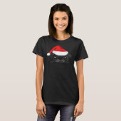 Christmas Pug Dog In Your Pocket T-shirt (Voorkant volledig)