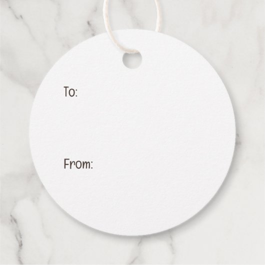 Christmas Pug Dogs Bedankjes Labels (Achterkant)