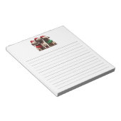 Christmas Pug Dogs Notitieblok (Schuin)