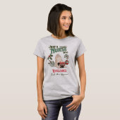 Christmas Pug Een Verpleegster Die Van Kersthonden T-shirt (Voorkant volledig)