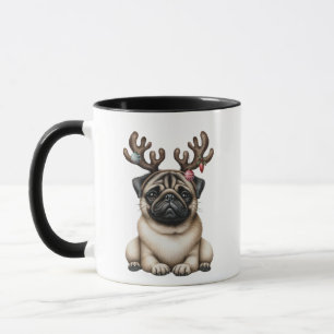 Christmas Pug Mokken