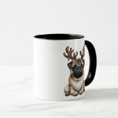 Christmas Pug Mokken (Voorkant rechts)