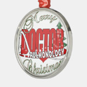 CHRISTMAS PULMONOLOGY DOCTOR PULMONOLOGIST METALEN ORNAMENT (Links)