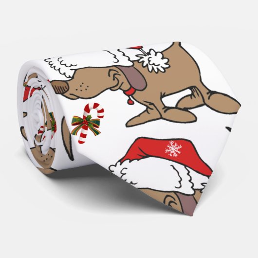 ***CHRISTMAS PUP STROPDAS*** PERFECT STROPDAS VOOR (Opgerold)