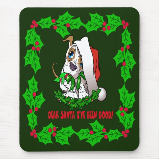 Christmas Puppy Muismat (Voorkant)