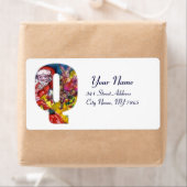 CHRISTMAS Q BRIEF / SANTA MET GIFTS MONOGRAM ETIKET (Insitu)