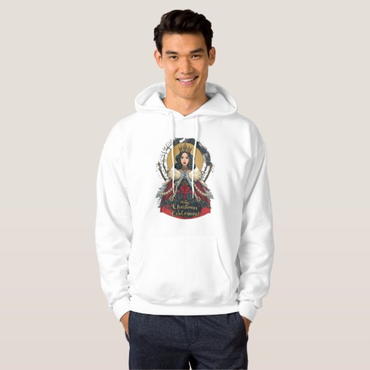 Christmas Queen in Her element Hoodie (Voorkant volledig)