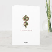 Christmas Quilt Wenskaart Feestdagen Kaart (Achterkant)