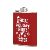 Christmas quote funny party spirits taster red heupfles (Links)