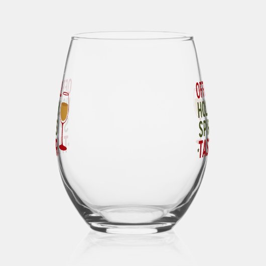 Christmas quote funny party spirits taster wijnglas zonder voet (Links)