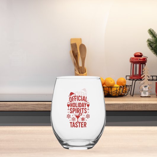 Christmas quote funny party spirits taster wijnglas zonder voet
