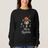 Christmas Quote Merry Xmas  Deer Trui (Voorkant)
