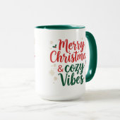Christmas Quote Two-Tone mug, Festive Holiday Gift Mok (Voorkant rechts)