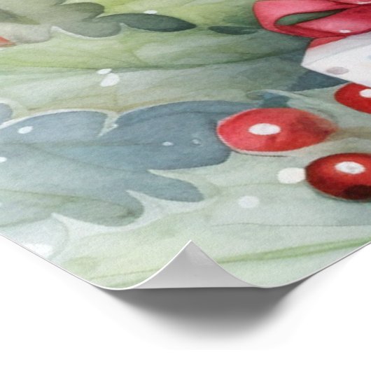 Christmas Rabbit Poster (Hoek)