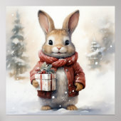 Christmas Rabbit Poster (Voorkant)