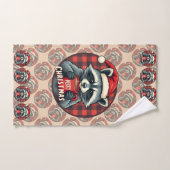 Christmas Raccoon Cocoa Cheer Bad Handdoek (Handdoek)