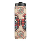 Christmas Raccoon Cocoa Cheer Thermosbeker (Voorkant)