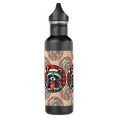 Christmas Raccoon Cocoa Cheer Waterfles (Links)