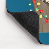 Christmas Racoon Swea,funny Christmas Lights Racco Muismat (Hoek)