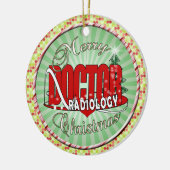 CHRISTMAS RADIOLOGIE DOCTOR KERAMISCH ORNAMENT (Links)